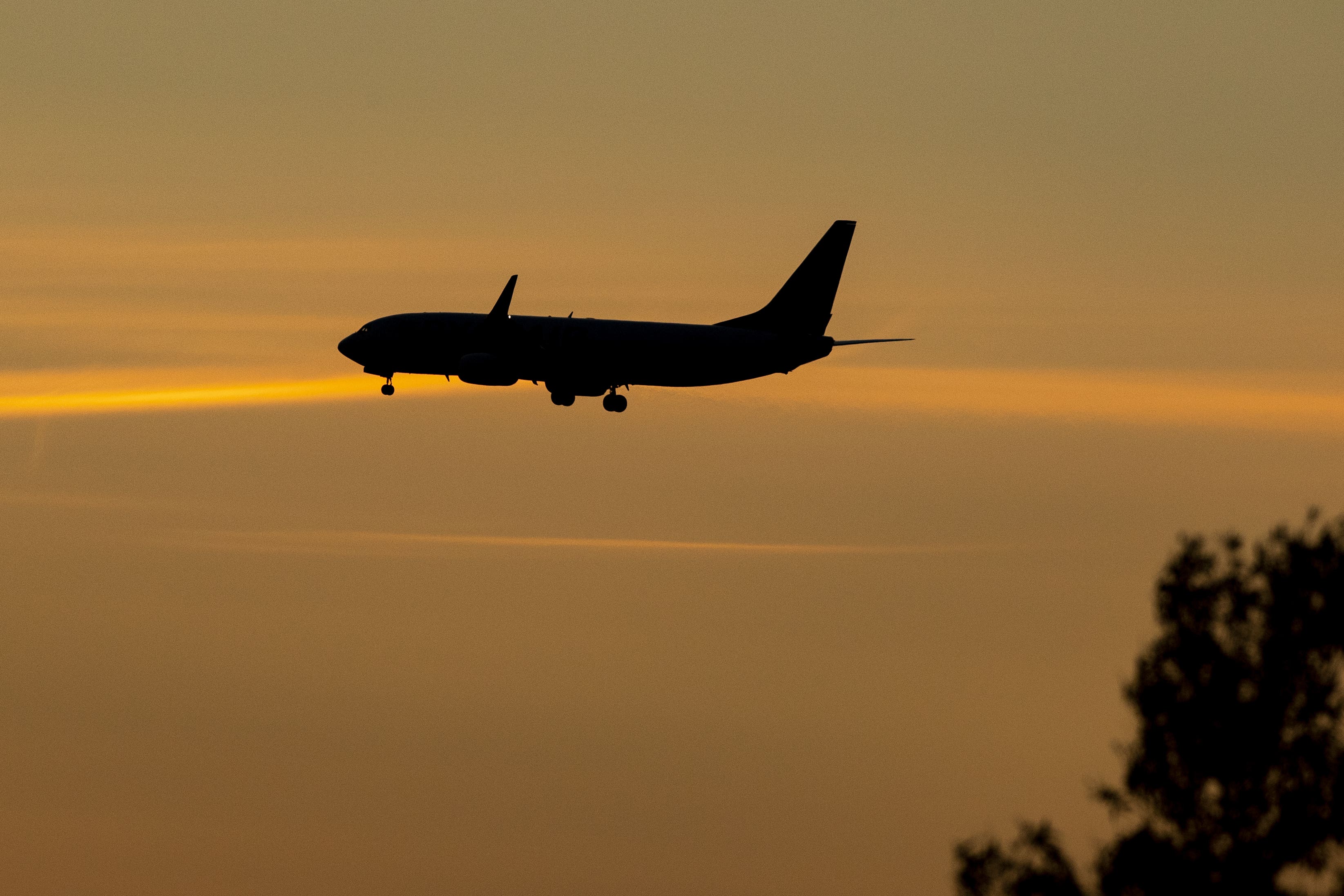 Several airlines have suspended their flights between Israel and the UK (Peter Byrne/PA)