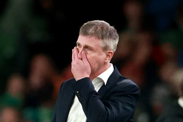Stephen Kenny was left dejected after another defeat (Liam McBurney/PA)
