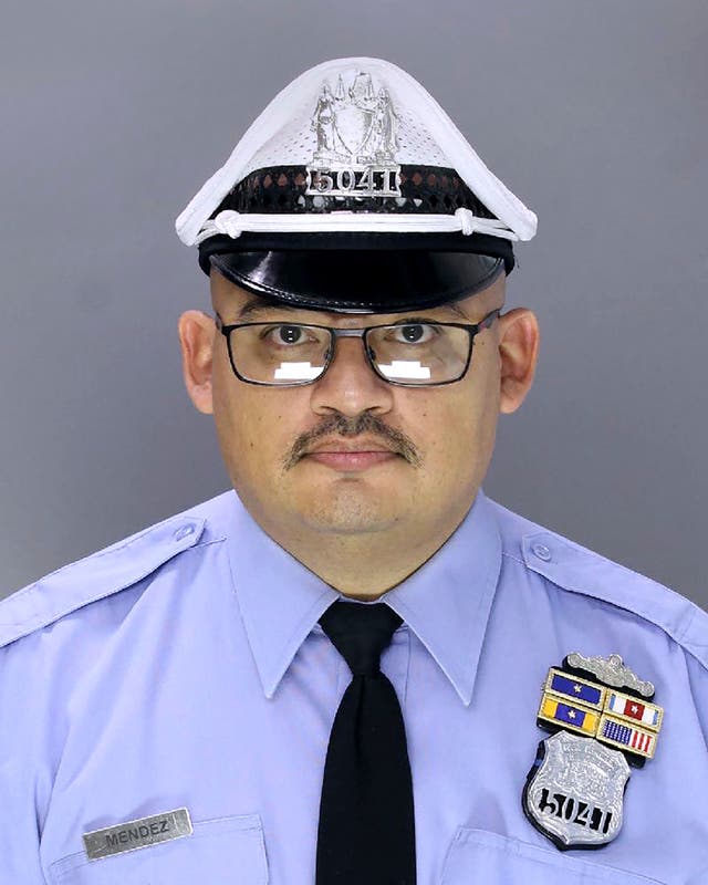 <p>Slain Philadelphia police officer Richard Mendez </p>