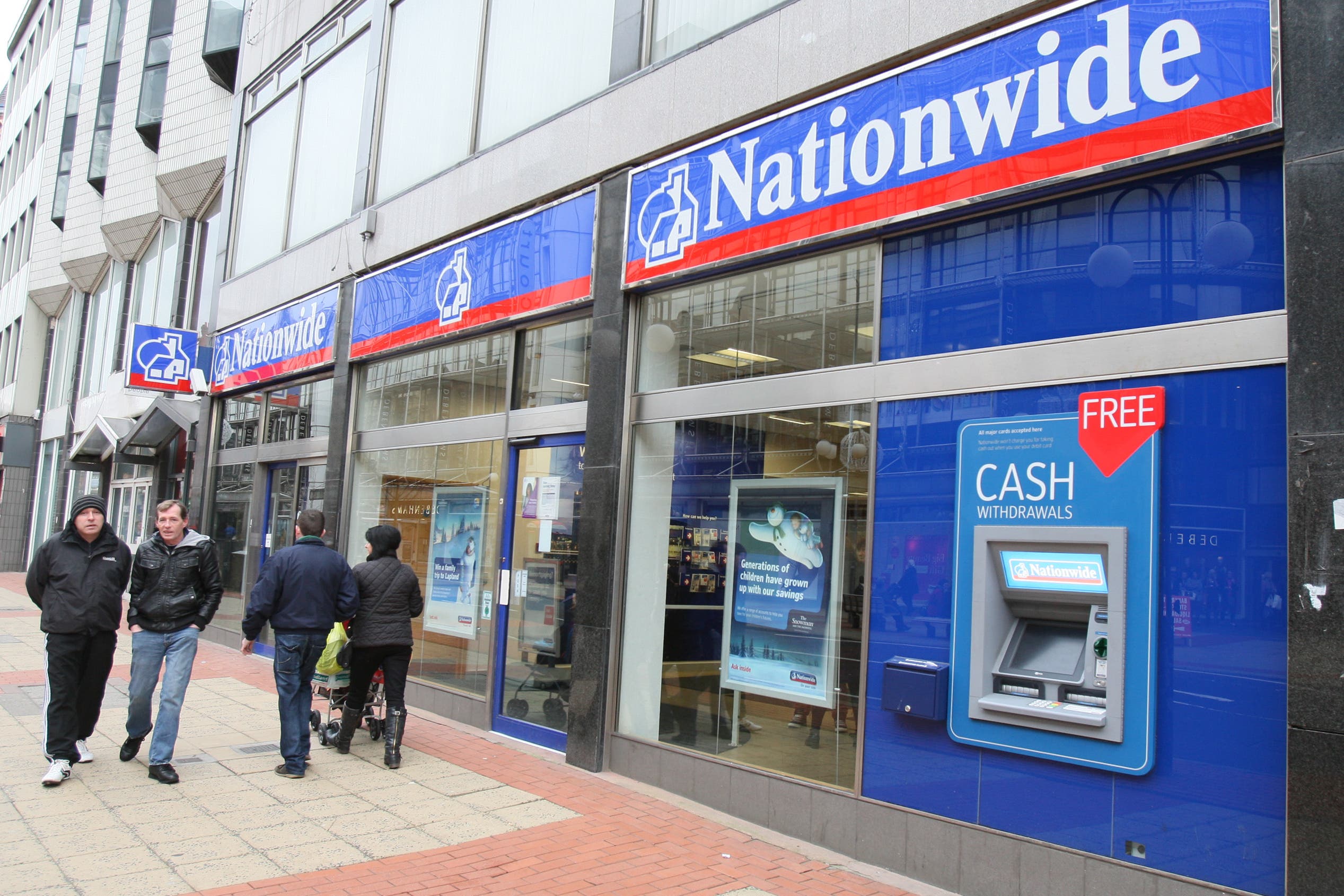 Nationwide reported an underlying pre-tax profit of £1.3 billion for the six months to September (Paul Faith/PA)
