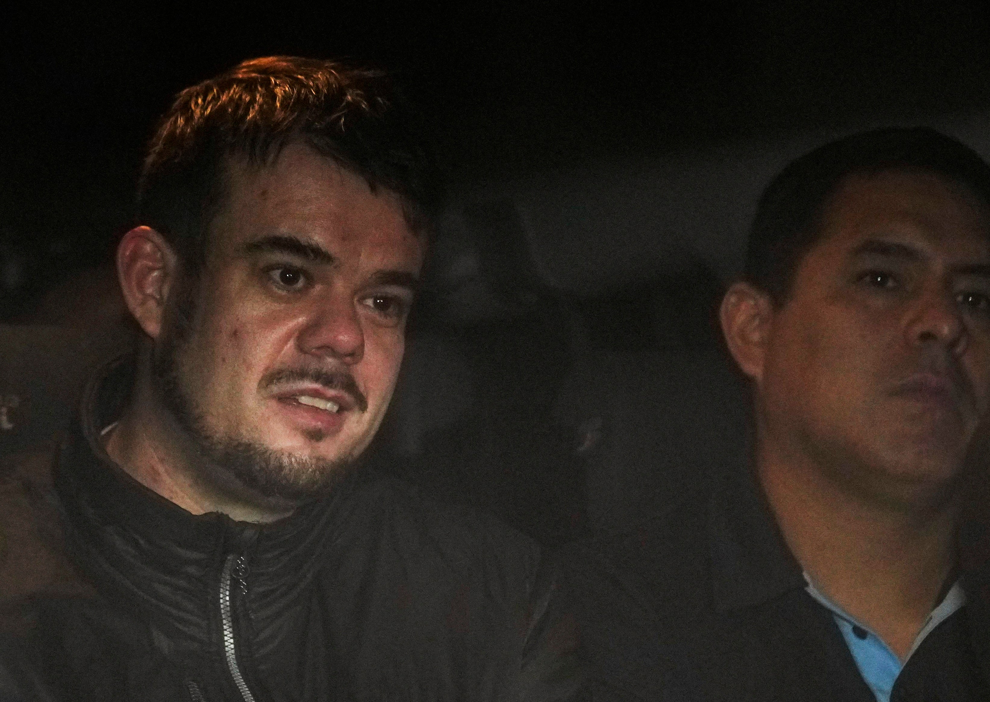 Dutch citizen Joran van der Sloot is pictured being extradited from Peru to the US earlier this year