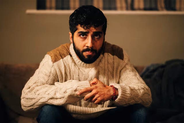 <p>Online harms: Chaneil Kular is wrongly identified as a terrorist in the British film </p>