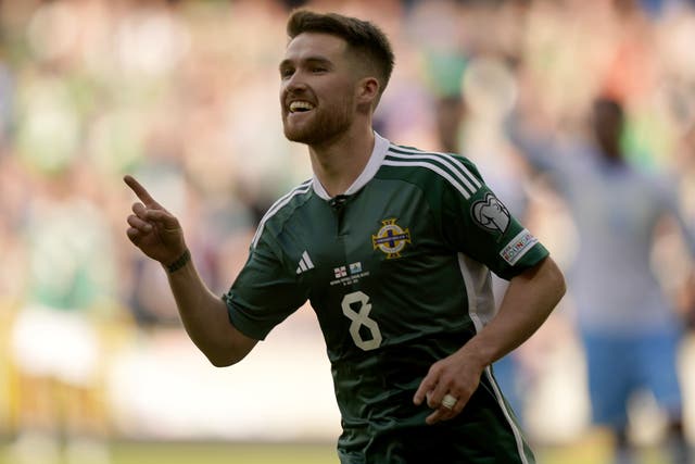 Paul Smyth made an impact for Northern Ireland (Niall Carson/PA)