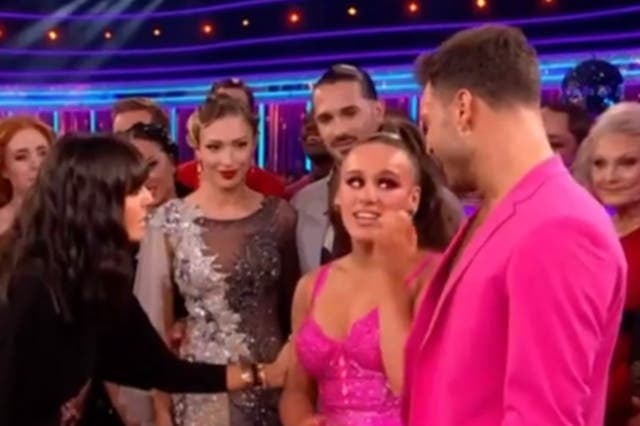 <p>Ellie and Vito on Strictly</p>