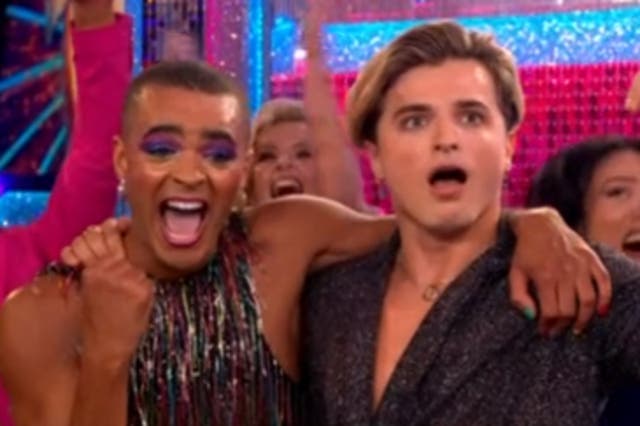 <p>Layton Williams and Nikita Kuzmin</p>