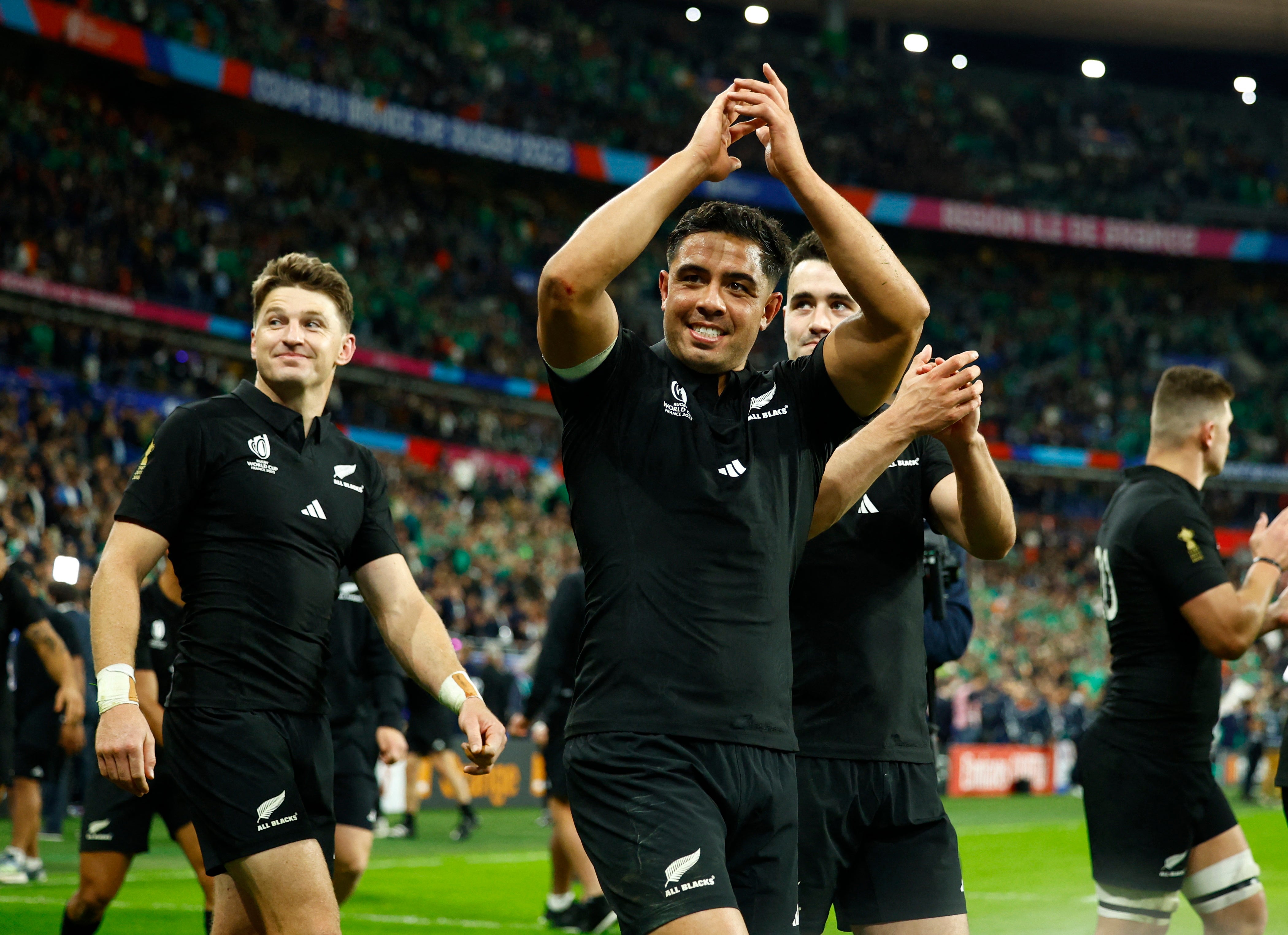 The All Blacks take on Argentina in the last four
