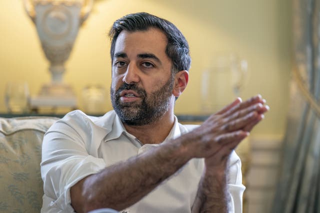 Humza Yousaf discussed the gender recognition issue (Jane Barlow/PA)