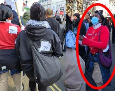 Police are appealing to find these two women after Saturday’s march in London