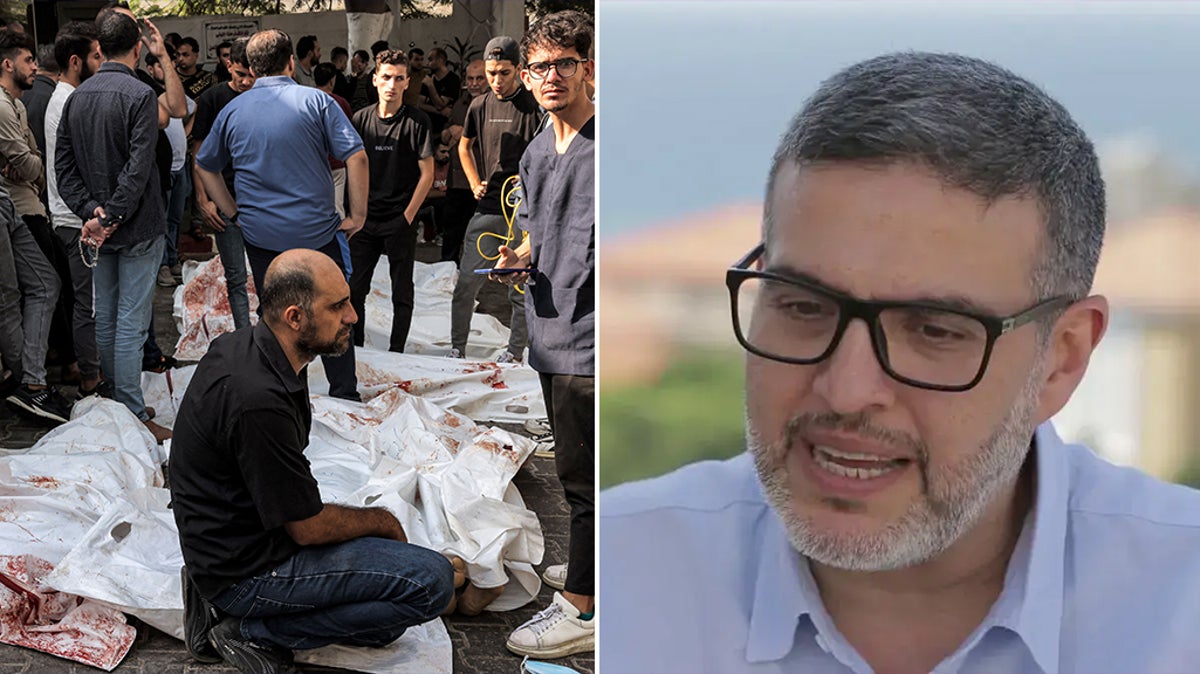 British-Palestinian doctor in Gaza says ‘entire families have been killed, there is no one to bury anybody’
