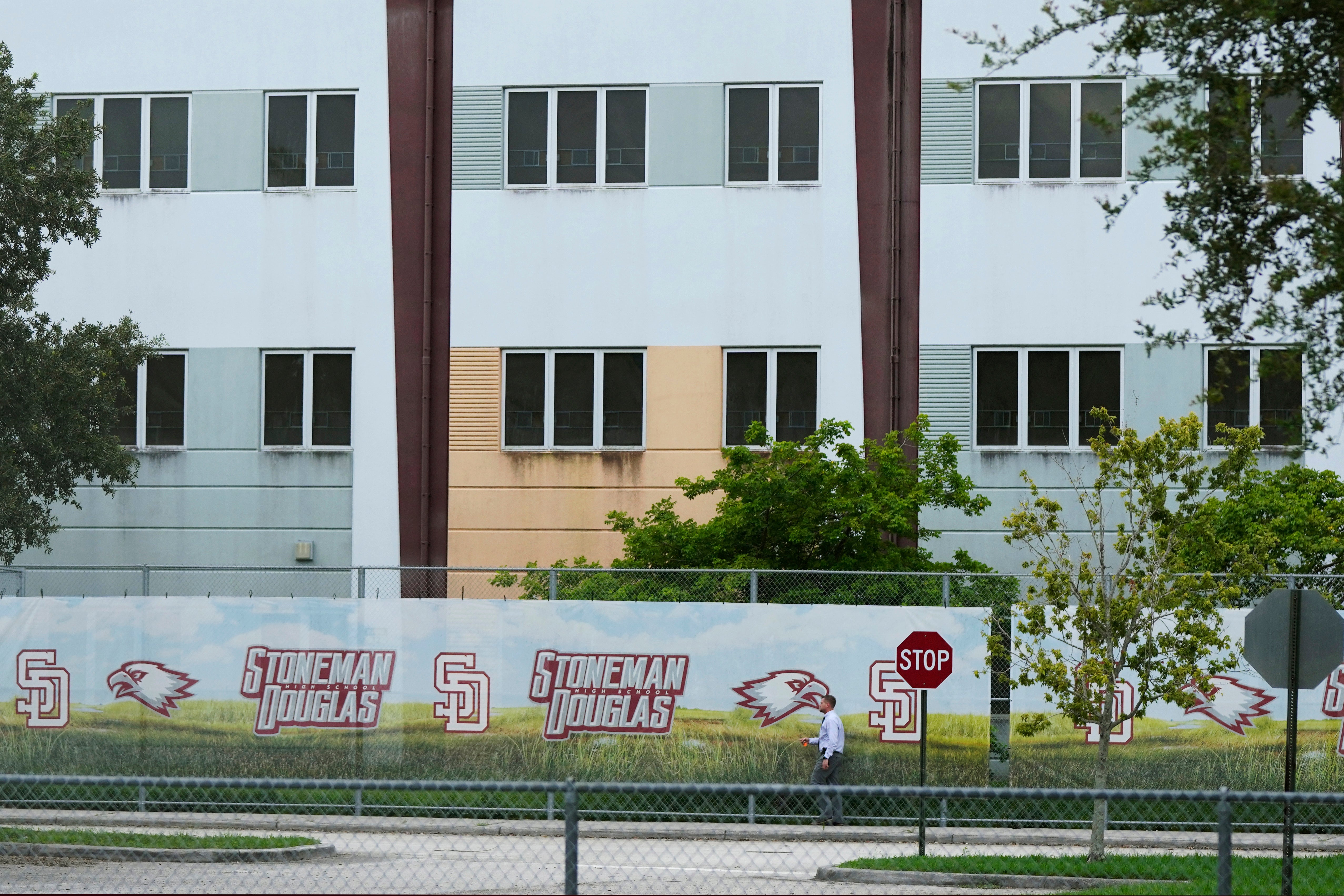 Florida lawmakers toured the school's 1200 Building, where a former student shot 17 people to death and wounded 17 others on Valentine's Day in 2018