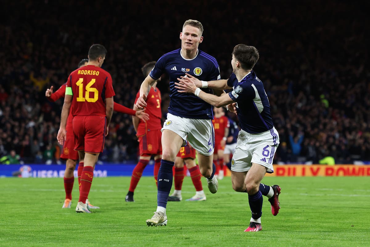 Scotland qualify for Euro 2024 after Spain result confirms place