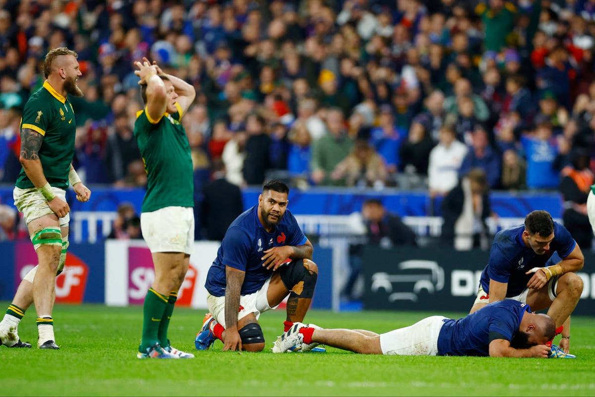 Score France vs Afrique du Sud : la France souffre d’une douloureuse uniformité irlandaise alors que les Springboks continuent de dominer le Sud lors de la Coupe du monde de rugby