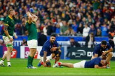 France suffer painful symmetry with Ireland as Springboks continue southern dominance