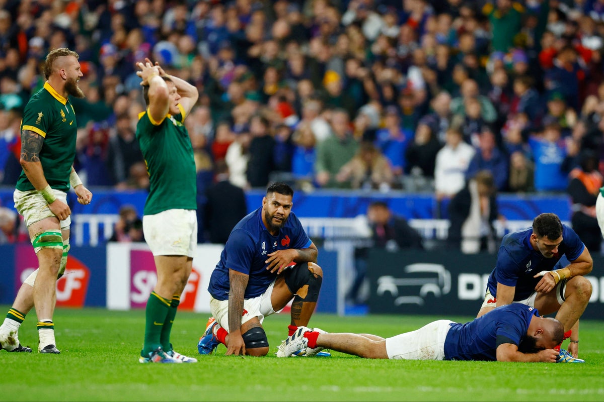 France suffer painful symmetry with Ireland as Springboks continue southern dominance