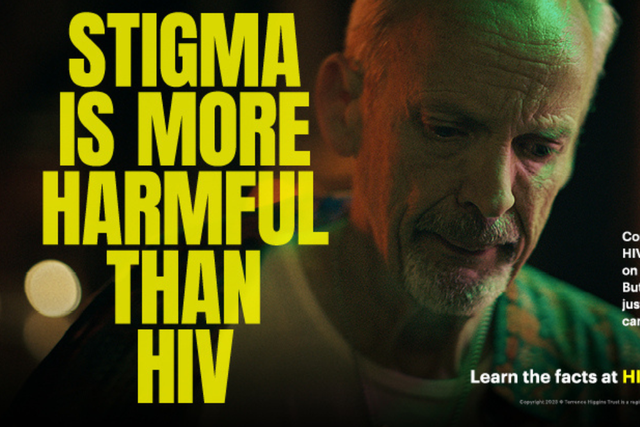 STV will broadcast the first new HIV awareness advert in 40 years on Monday evening (Terrence Higgins Trust/PA)