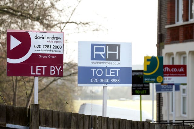 A group of charities has written to the prime minister urging him not to abandon the Renters Reform Bill (Yui Mok/PA)