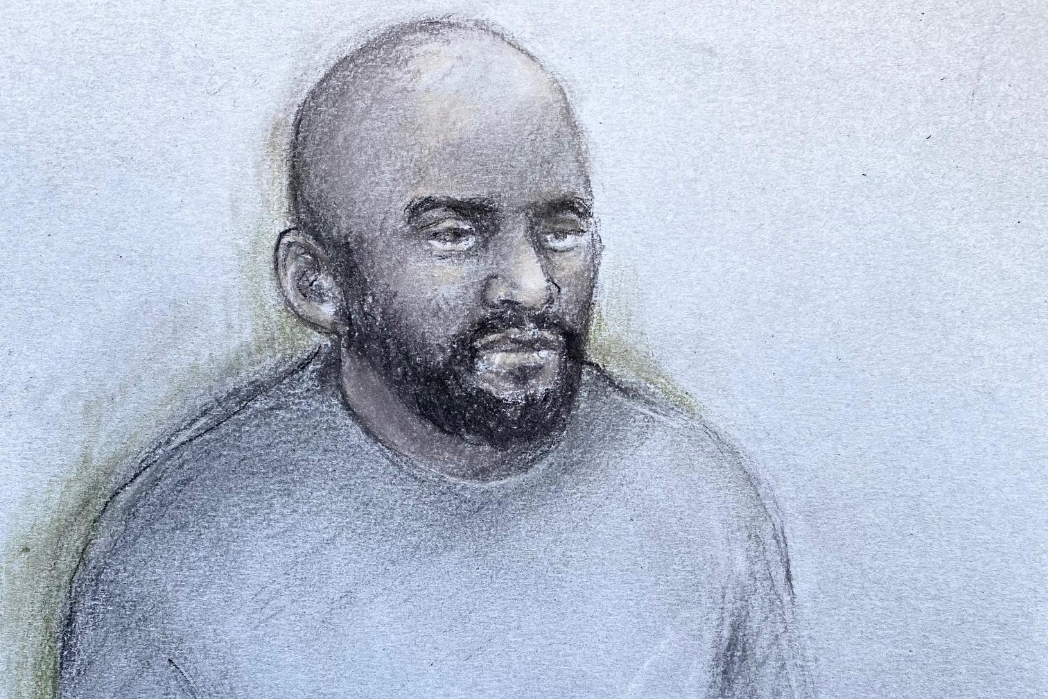 Davis, pictured in a court sketch, previously served a seven-and-a-half year sentence for membership of ISIS