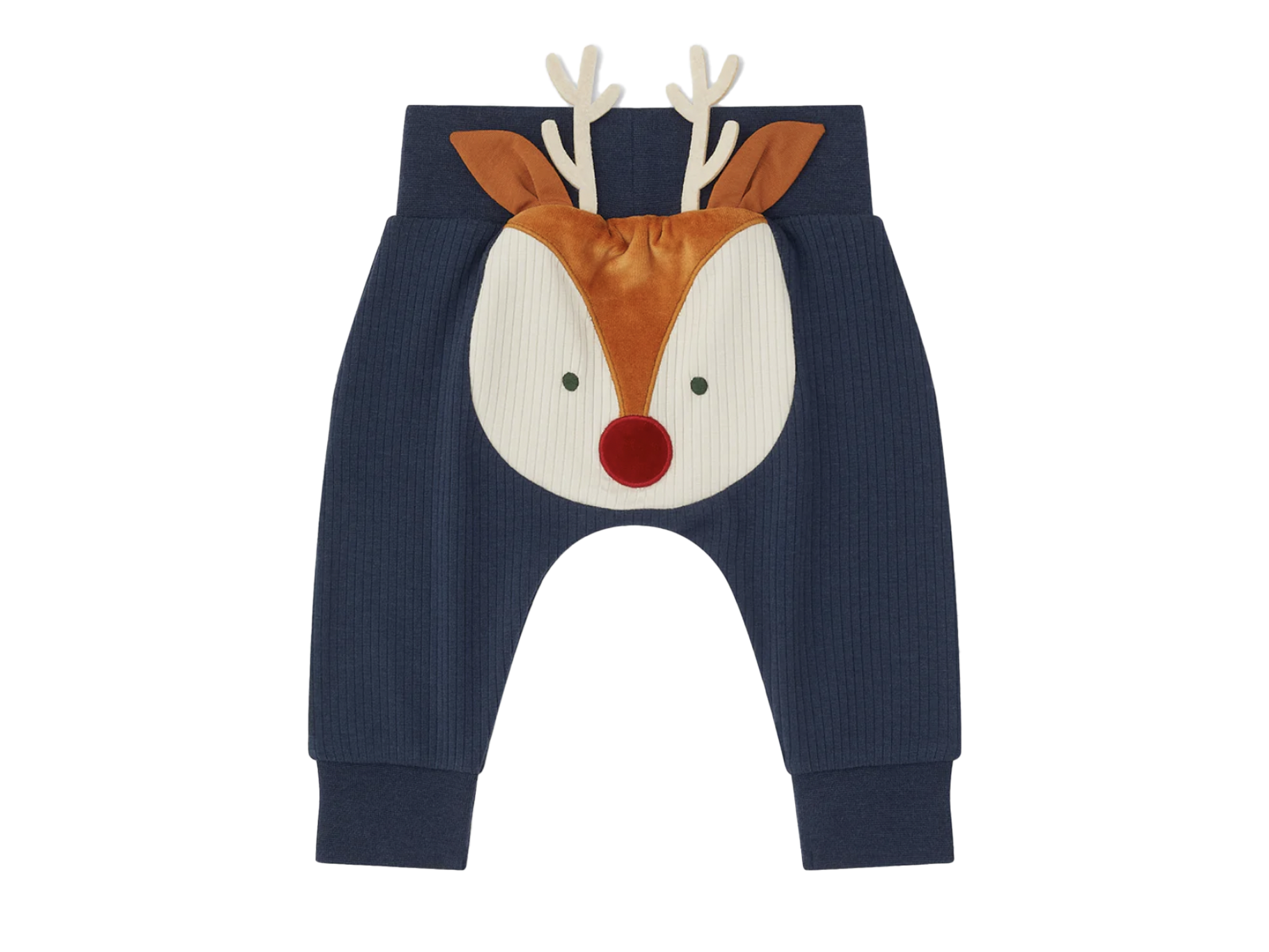 best Christmas gifts for babies and newborns Mori reindeer ribbed joggers