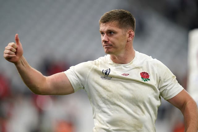 <p>Owen Farrell has been linked with a move to the French Top 14 </p>