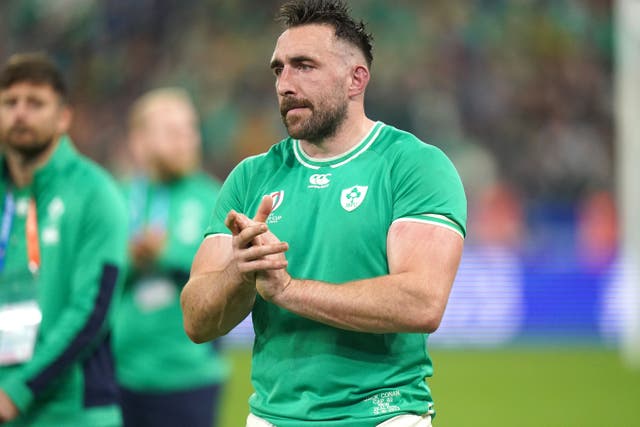 Jack Conan was devastated by Ireland’s World Cup loss to New Zealand (Adam Davy/PA)