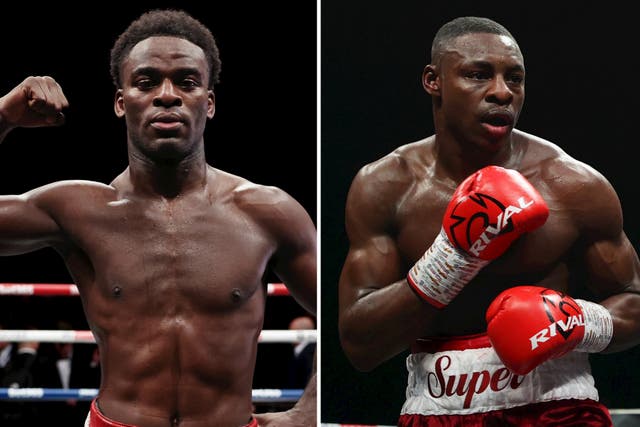 <p>Joshua Buatsi, left, and Dan Azeez will meet as two outstanding unbeaten fighters </p>