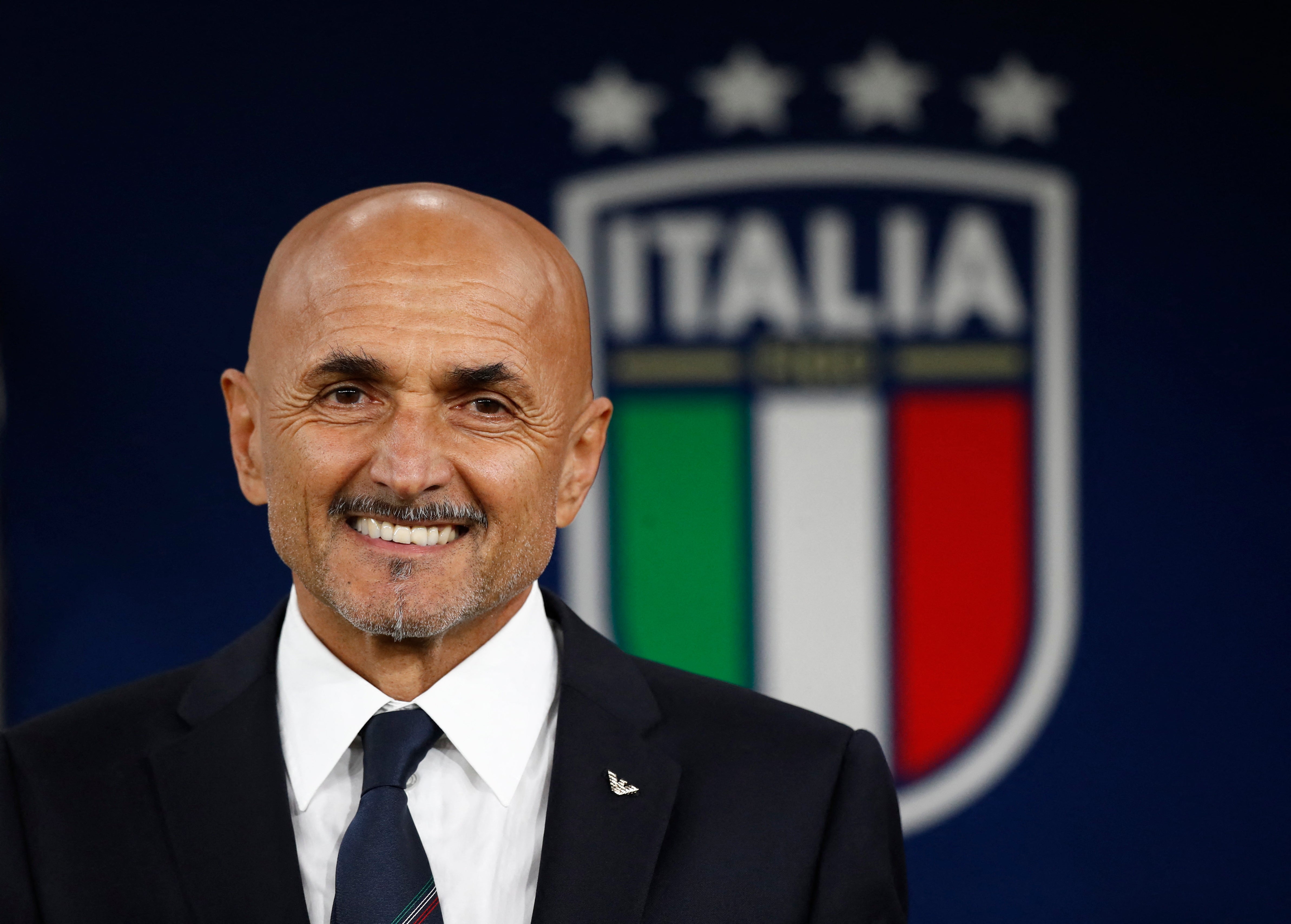 A wizened, gnomic figure, Spalletti is scarcely the stereotype of an Italian manager