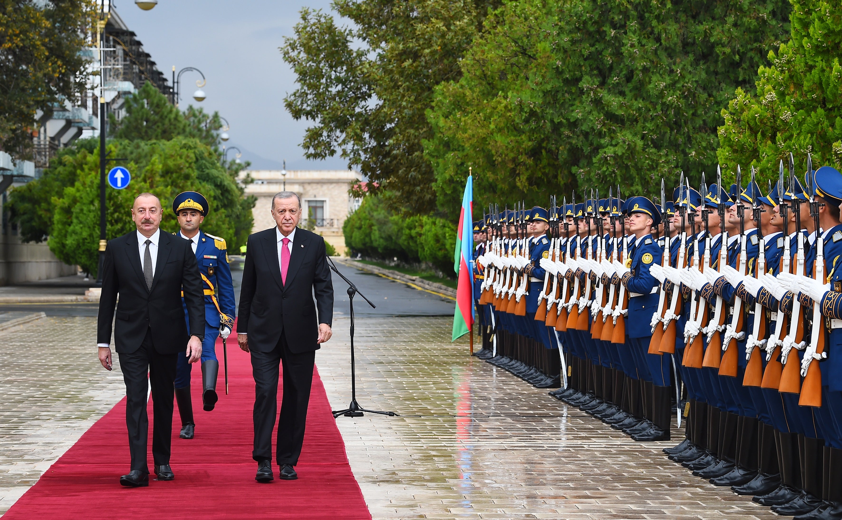 Ilham Aliyev met Turkish president Recep Tayyip Erdogan in Nakhchivan last month to discuss transport links through the Zanzegur corridor