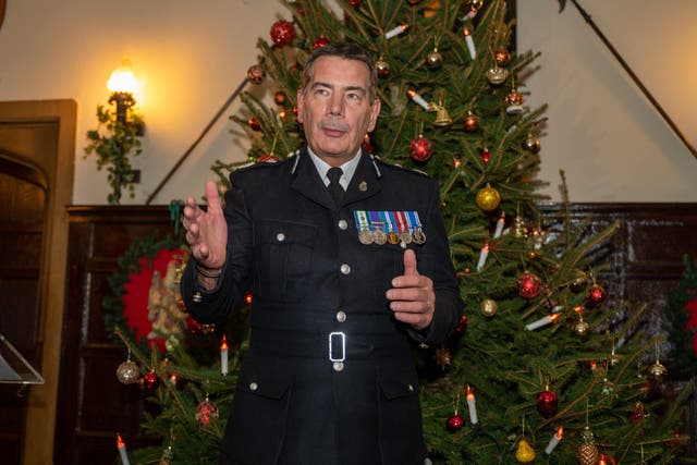 Chief Constable Nick Adderley at his force’s Proud Awards in December last year (Northamptonshire Police/PA)