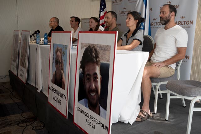 Israel Hostages Portraits Goldberg Polin