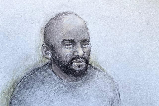 Aine Leslie Davis, 39, who was once suspected of being part of a death squad dubbed The Beatles from the so-called Islamic State, has pleaded guilty to having a firearm for terrorism purposes and two offences of funding terrorism (Elizabeth Cook/PA)