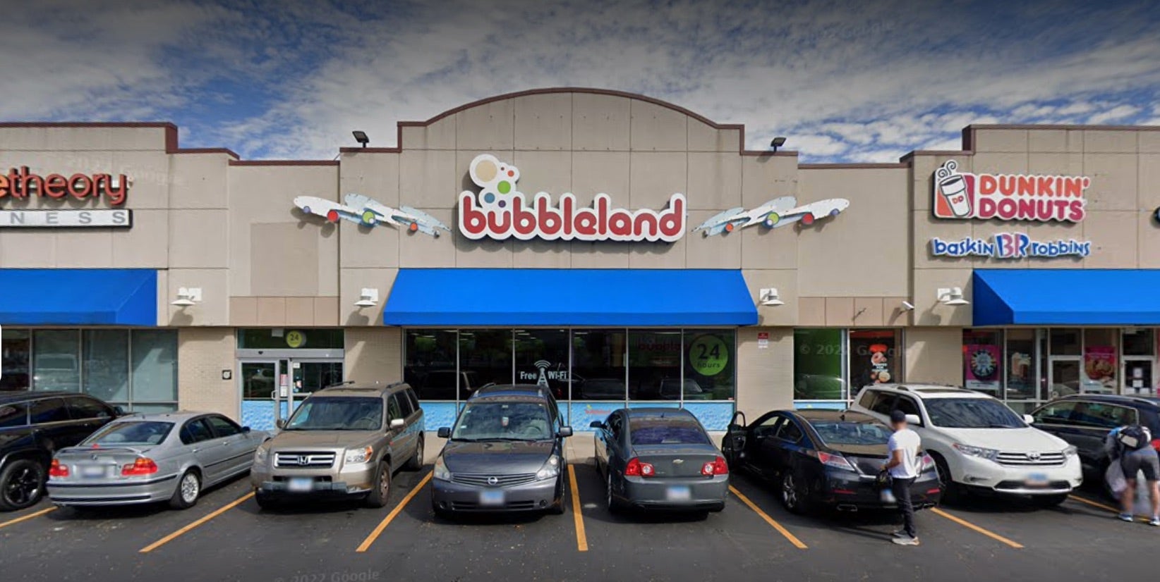 The stabbing took place at Bubbleland laundromat in Logan Square, Chicago