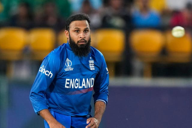 Adil Rashid is confident England can get their World Cup defence back on track (Ashwini Bhatia/AP)