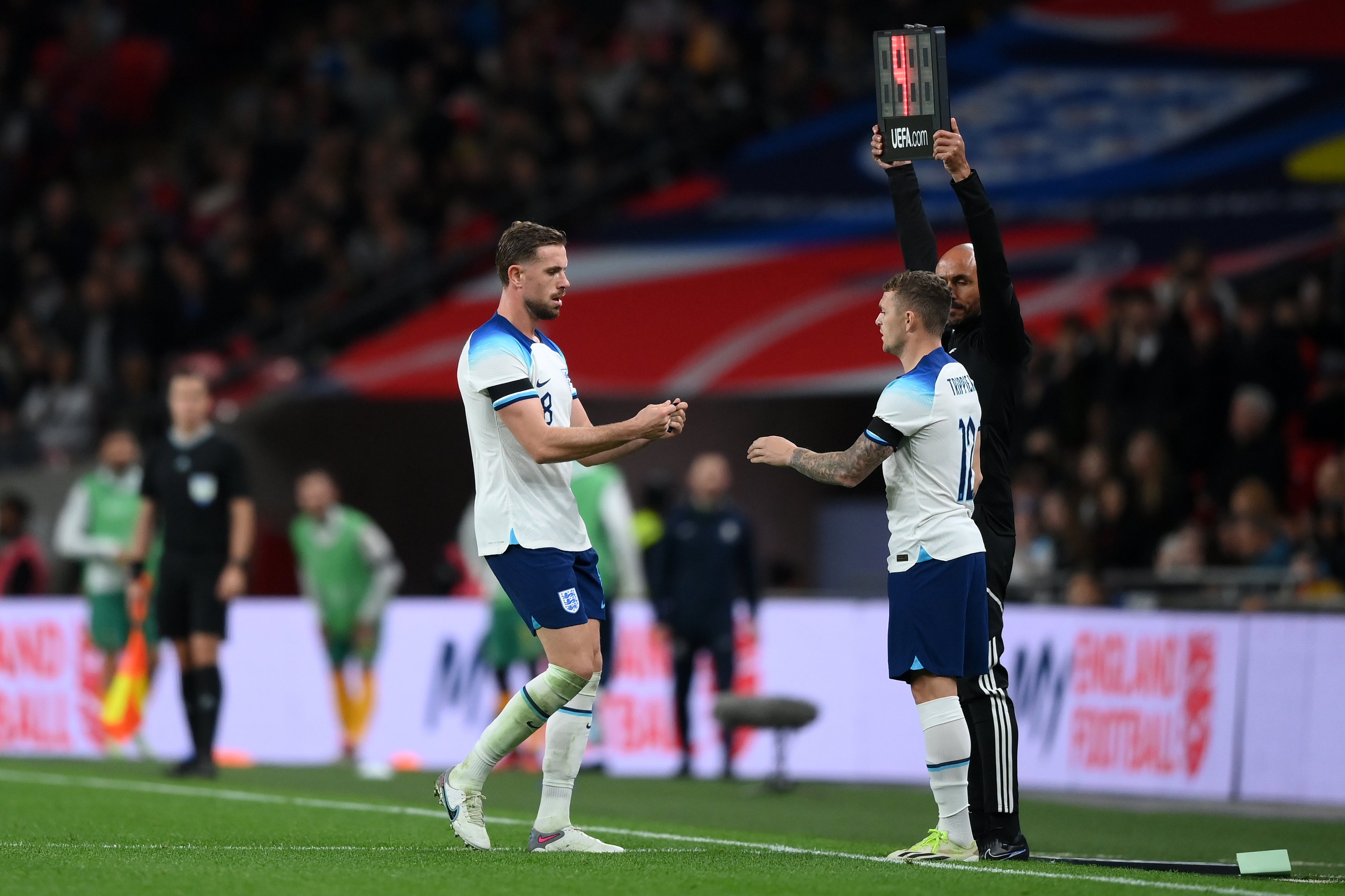 Henderson was booed by sections of the Wembley crowd as he made his way off the pitch