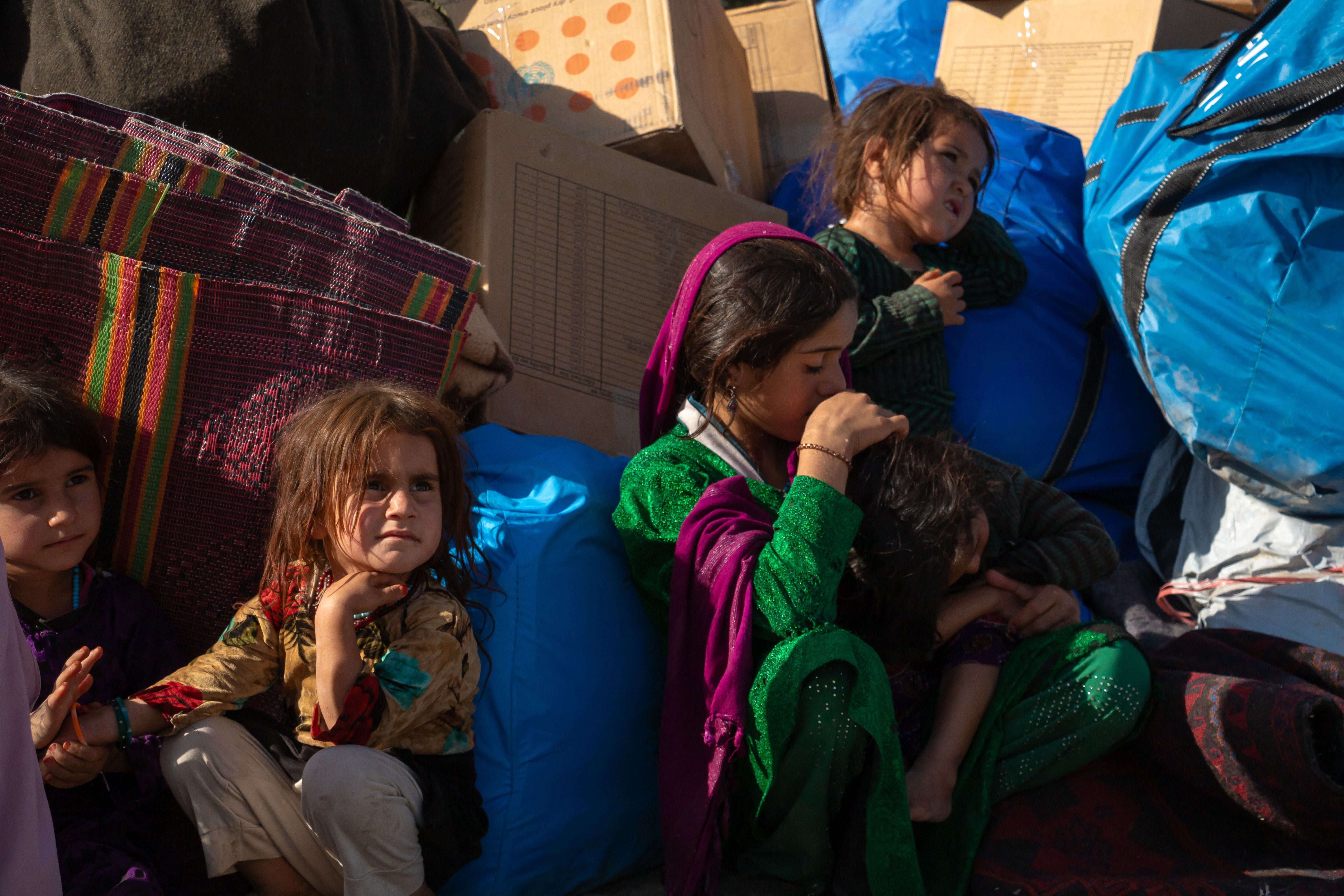 Earthquake survivors continue to live in tents, as they fear entering their homes due to possible aftershocks