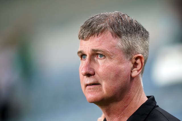 Republic of Ireland manager Stephen Kenny was a happy man after a Euro 2024 qualifying win over Gibraltar (Zac Goodwin/PA)