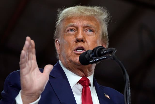 <p>Donald Trump called US military officials ‘some of the dumbest people’ he’s ever met during a campaign event in Iowa</p>