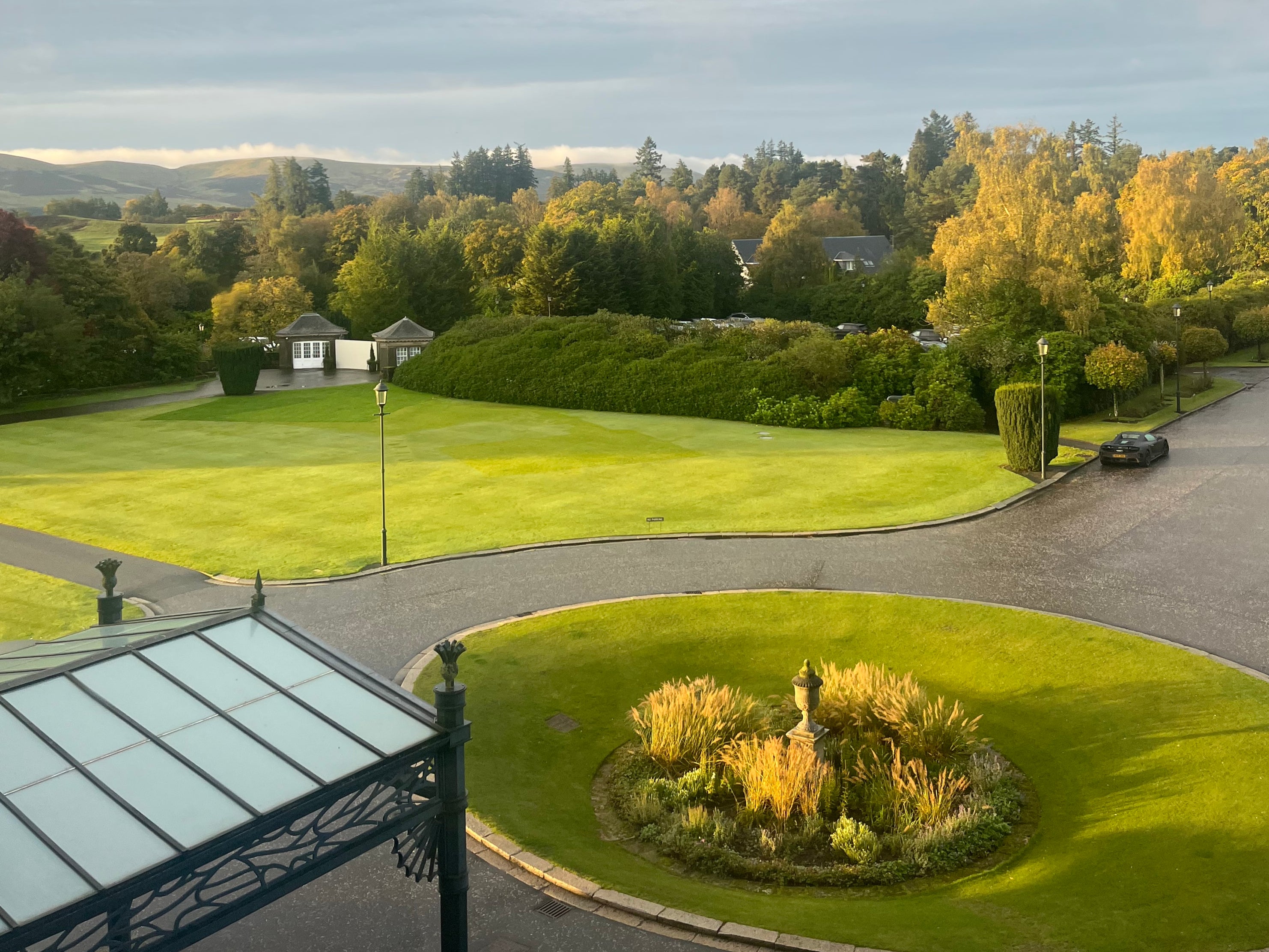 The hotel and grounds are set among the stunning Ochil Hills in Perthshire