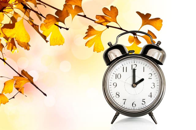 Daylight-saving time finishes at the end of October (PA/Alamy)
