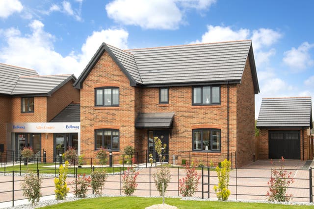 Housebuilder Bellway has warned it will build nearly a third fewer homes over the year ahead amid slumping demand and falling house prices (Bellway/PA)
