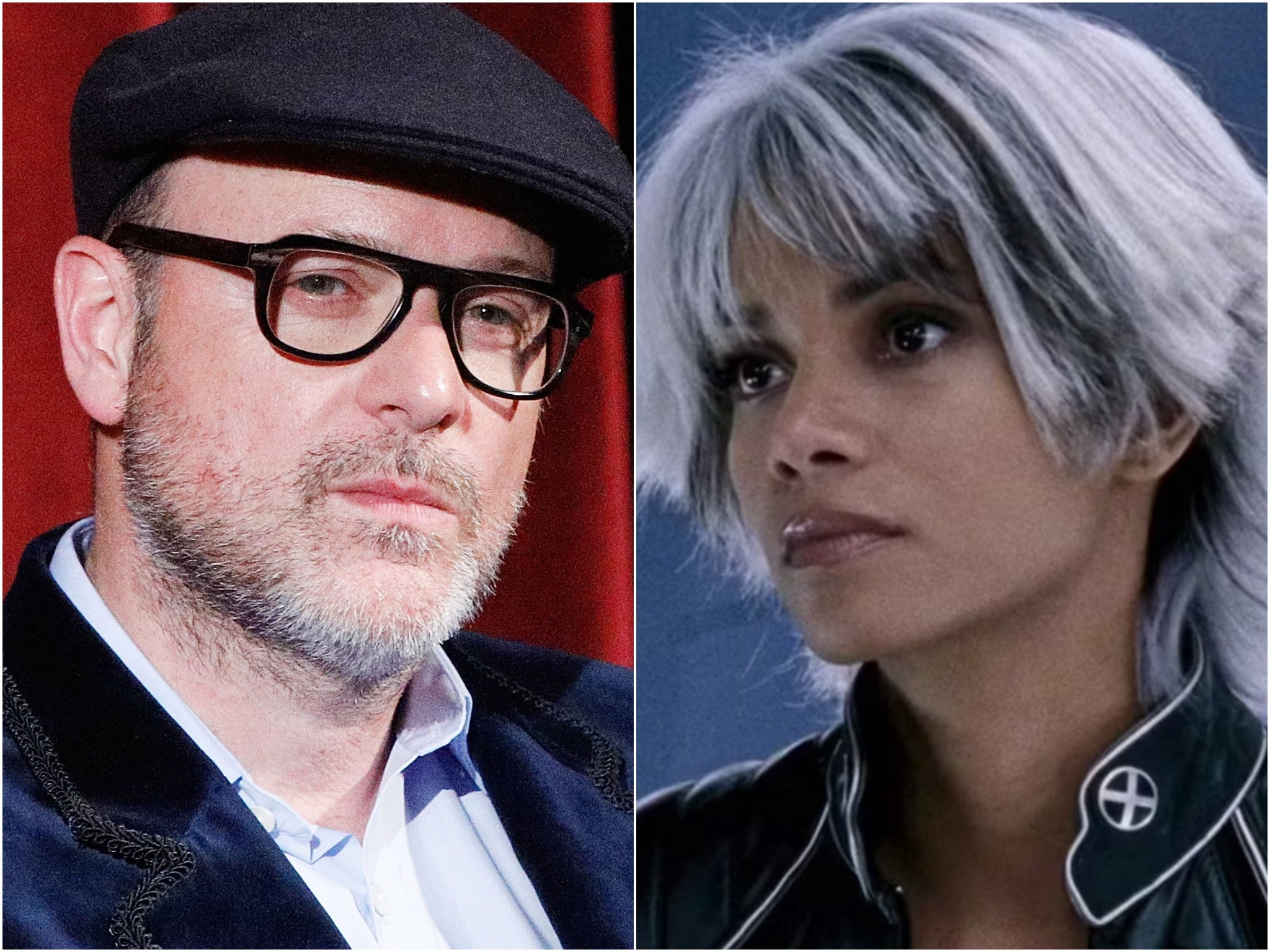 Matthew Vaughn and Halle Berry in ‘X-Men’