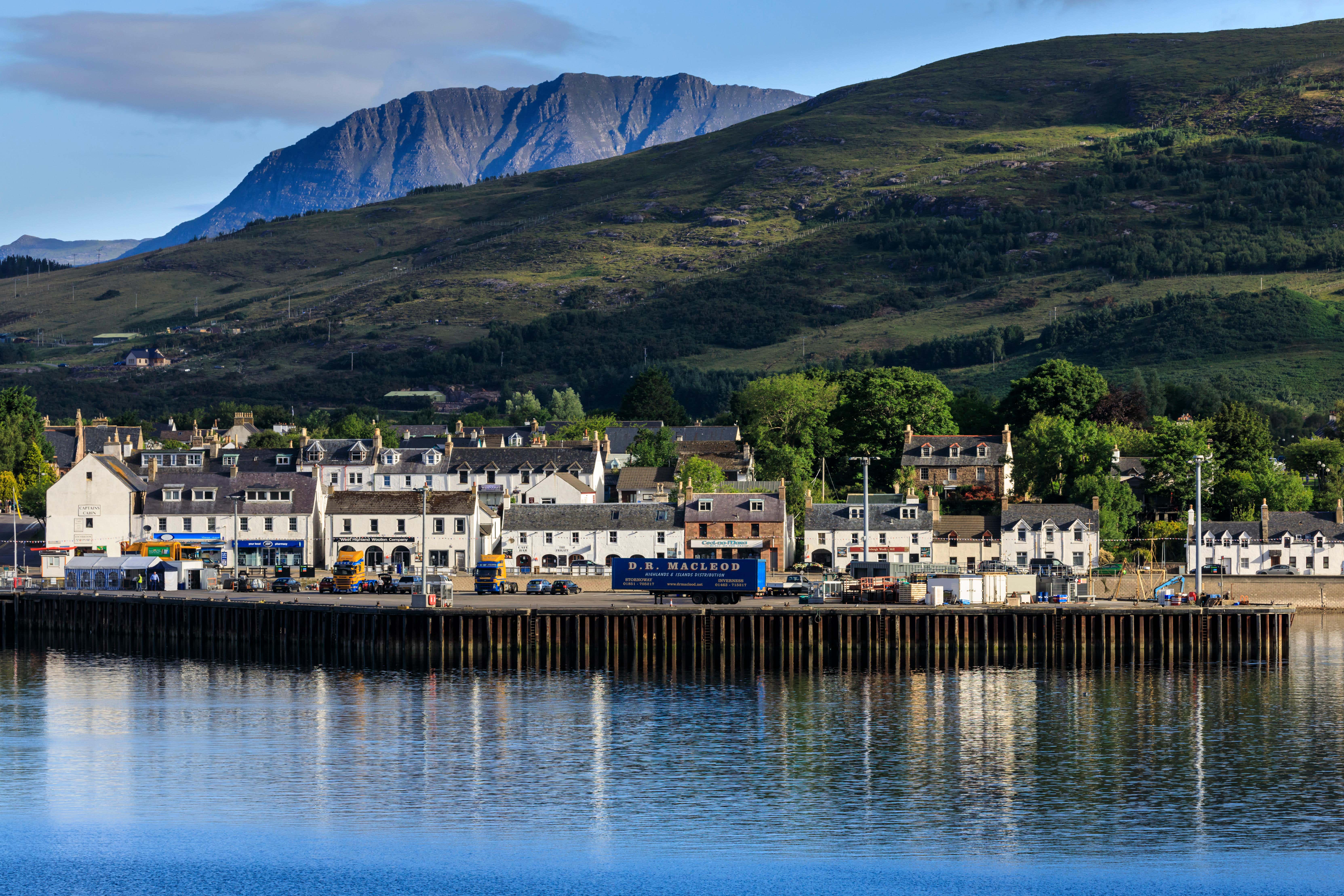 Emergency services launched an operation after reports of an incident in Ullapool harbour (Alamy/PA)