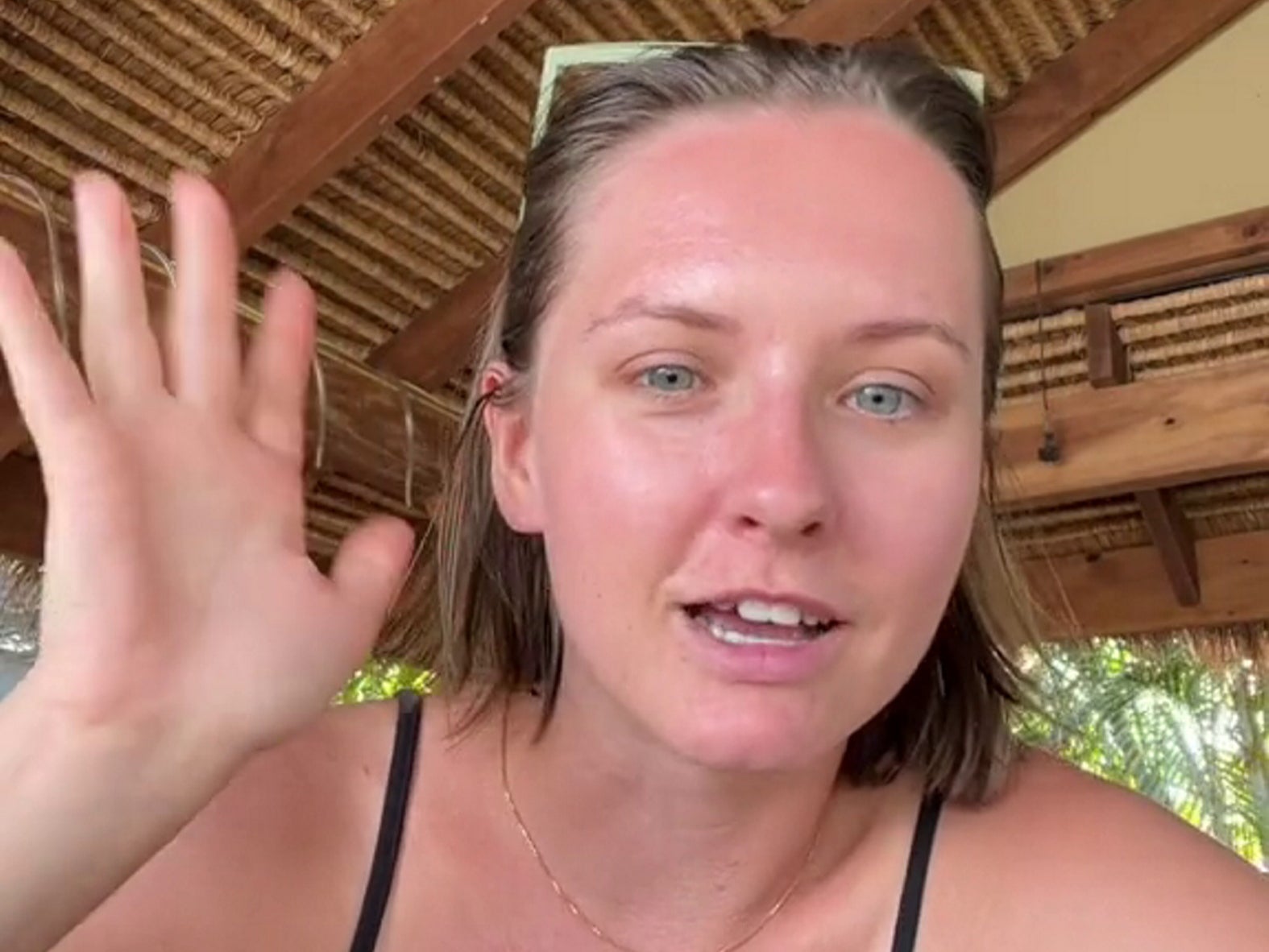 <p>Backpacker Hailey Learmonth shares her holiday hacks on TikTok</p>
