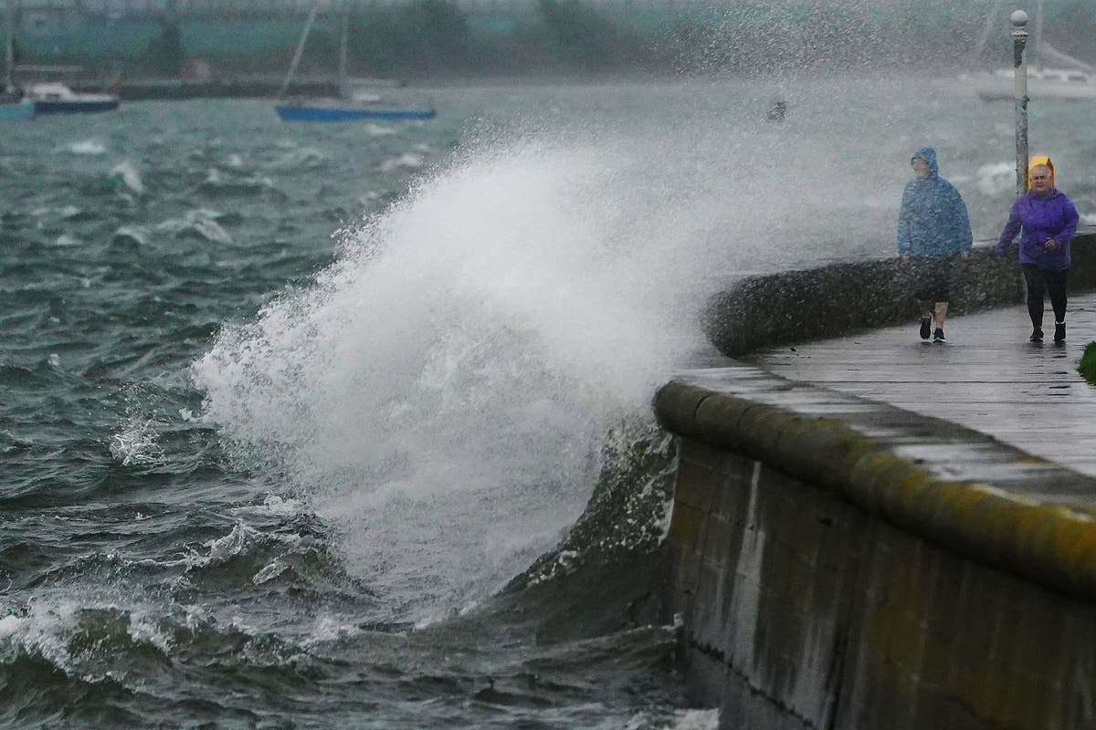 Amber weather warning for Scotland as Storm Babet approaches the UK Amber weather warning for Scotland as Storm Babet approaches the UK