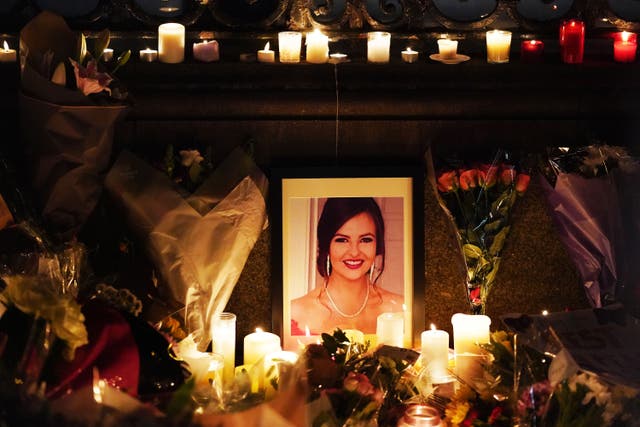 Ashling Murphy was killed while jogging along a canal last year (Brian Lawless/PA)