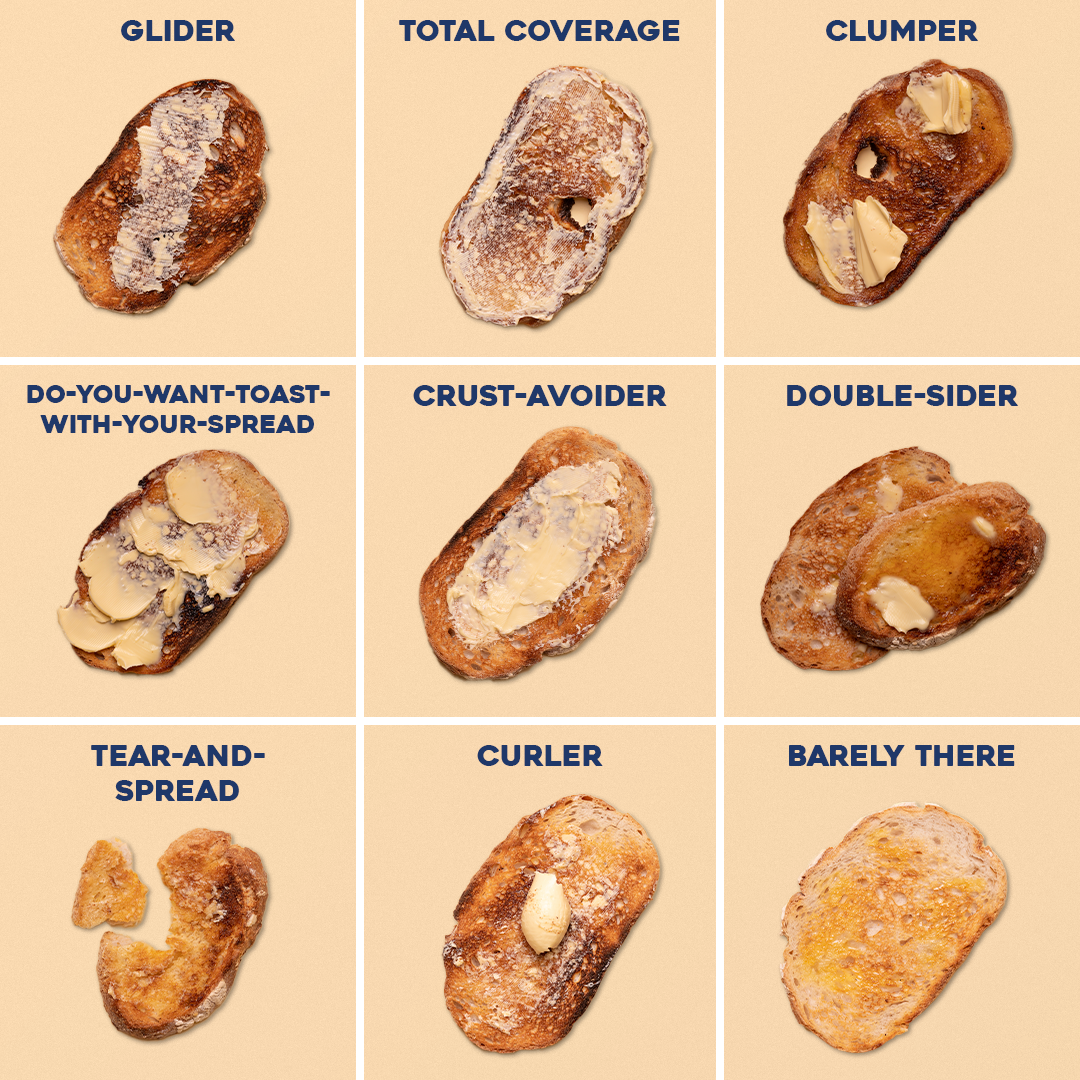 Are you a Glider, a Clumper, or a Crust Avoider?