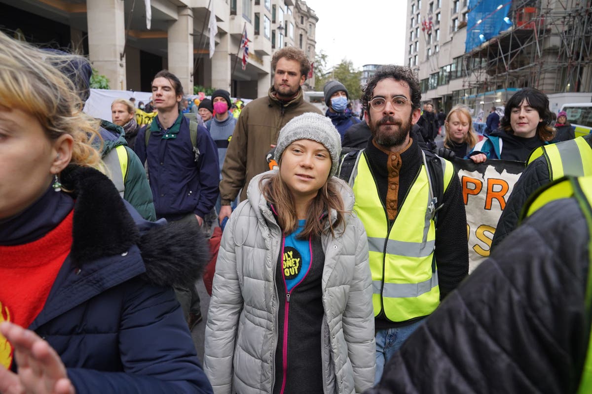 Greta Thunberg detained at protest disrupting oil summit