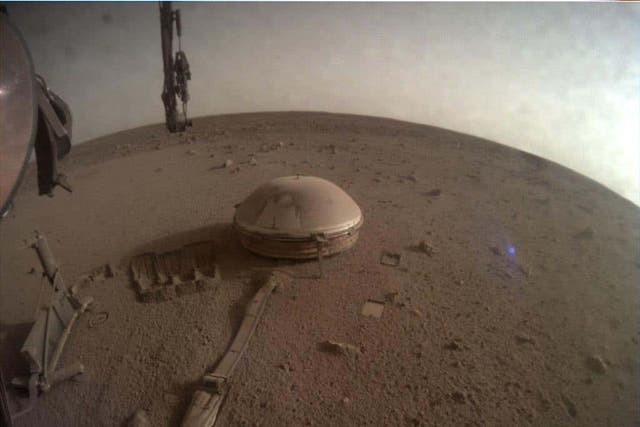 InSight’s seismometer recorded the event on Mars’ surface in 2022 (NASA/JPL-Caltech)