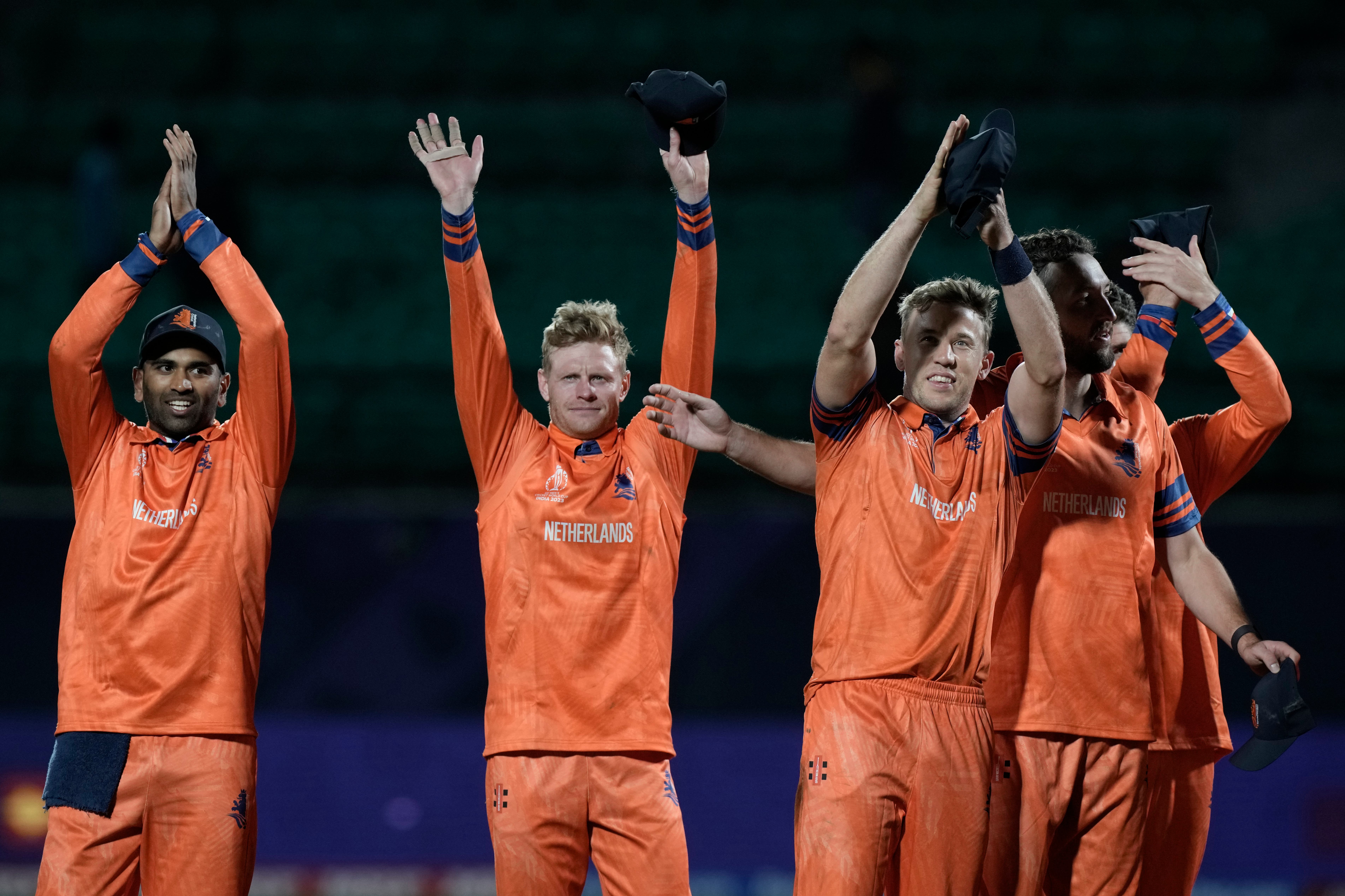 The Netherlands stunned South Africa at the Cricket World Cup (Ashwini Bhatia/AP)