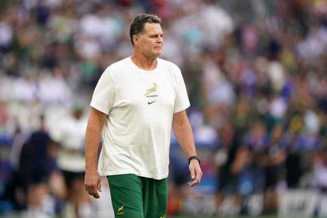 South Africa director of rugby Rassie Erasmus started the mind games (PA)