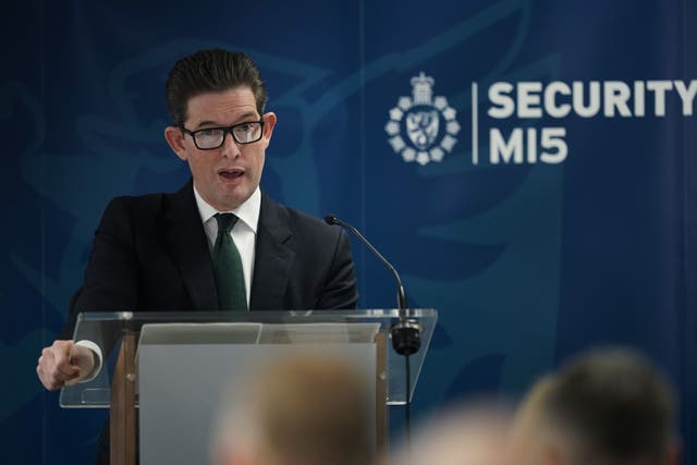 <p>MI5 director-general Ken McCallum has warned of ‘a sharp rise in aggressive attempts by other states to steal competitive advantage’</p>